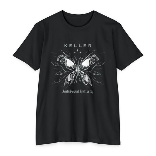 Antisocial Butterfly Unisex CVC Jersey T-shirt