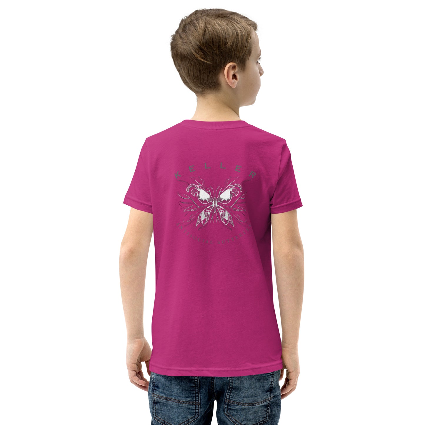 KellerIndieMusicAntisocialButterflyYouth Short Sleeve T-Shirt