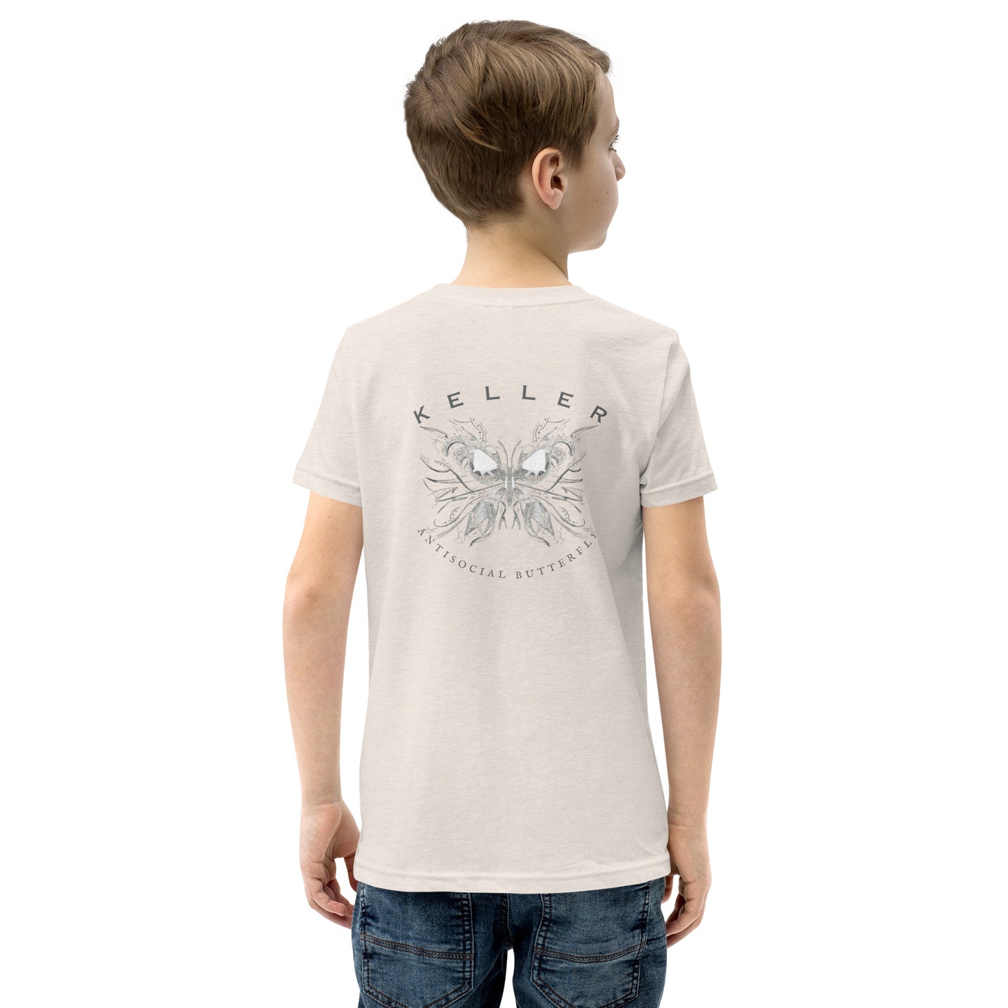 KellerIndieMusicAntisocialButterflyYouth Short Sleeve T-Shirt